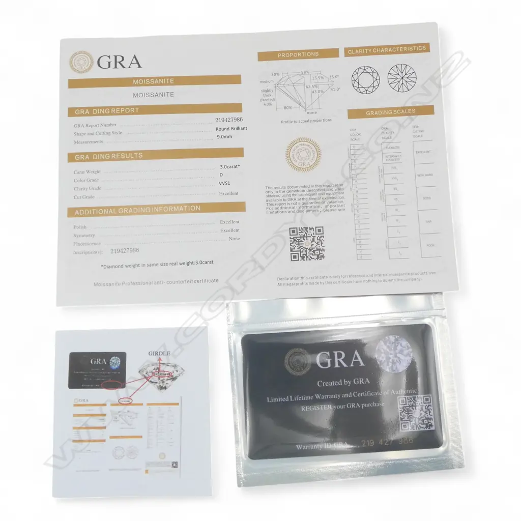 3ct MOISSANITE & SILVER DRESS RING  AJUSTABLE SIZE Image 1++