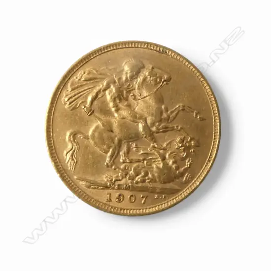 EDWARDIAN 1907 GOLD SOVEREIGN