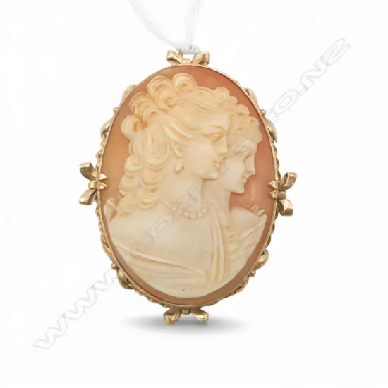 9CT CAMEO 50x35mm, 11.8gms