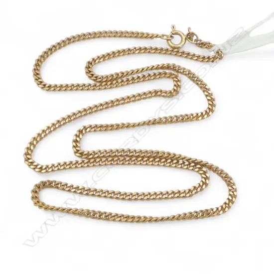 9ct GOLD NECK CHAIN L.500mm 9gms