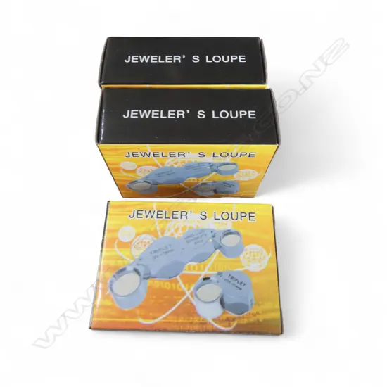 3 BOXED JEWELLERS EYE LOUPES TRIPLET