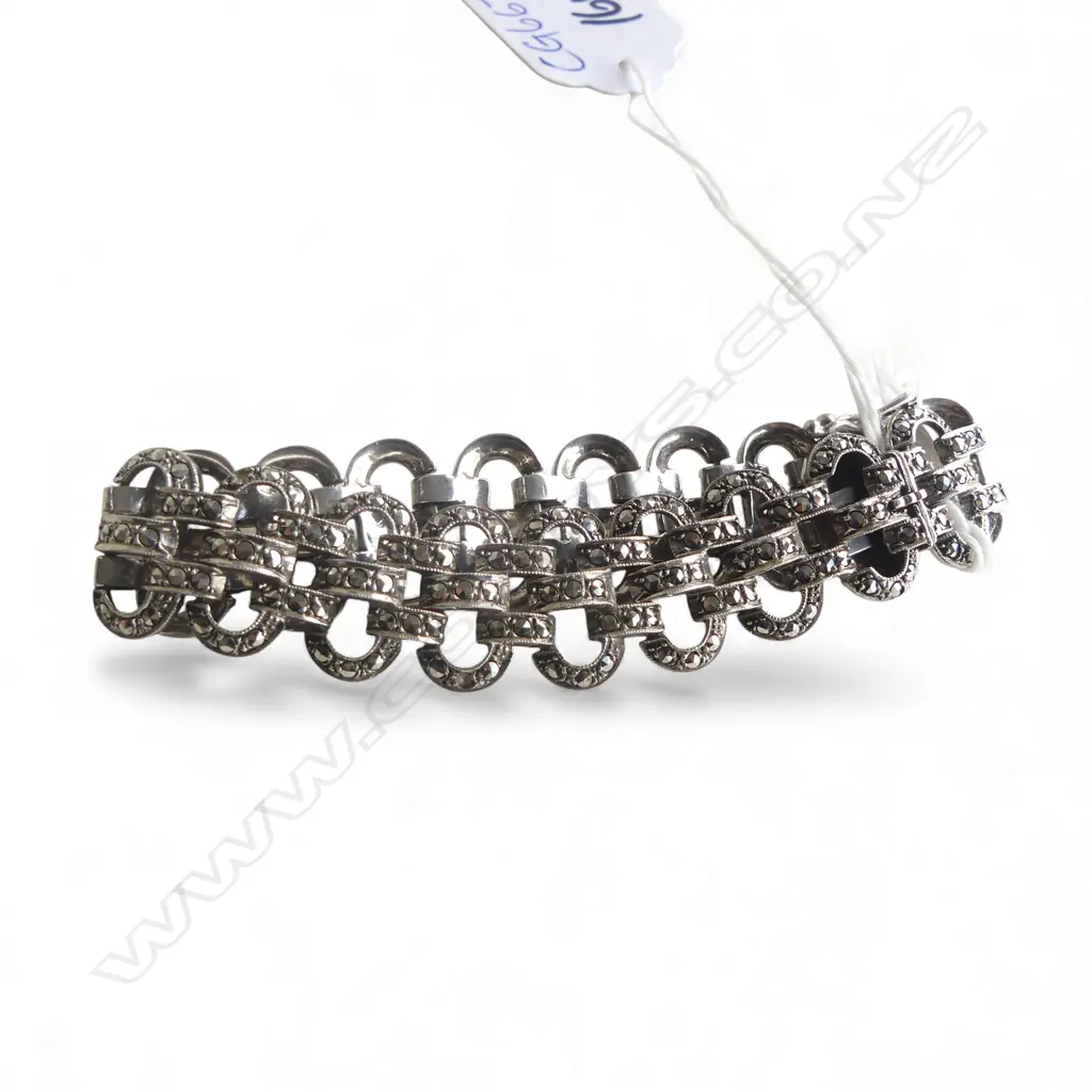 VINTAGE MARCASITE BRACELET Image 1++