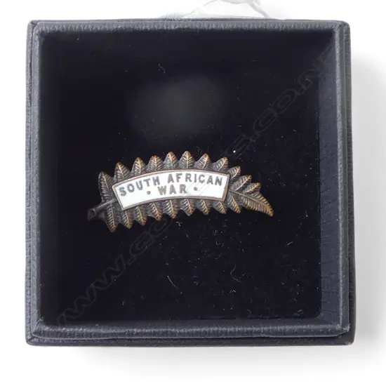 N.Z. COMMEMORATIVE 'SOUTH AFRICAN WAR' PIN L.30mm