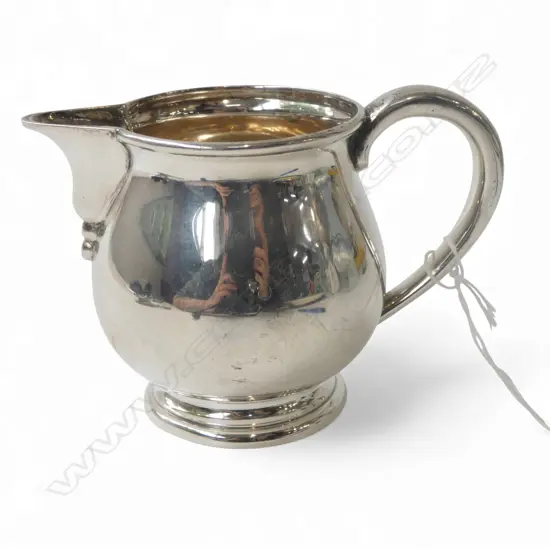 STG SILVER CREAM JUG, LONDON 1958, 139gms
