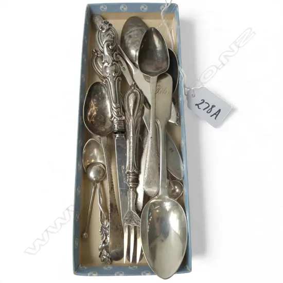 ASST. STG SILVER CUTLERY, 181gms