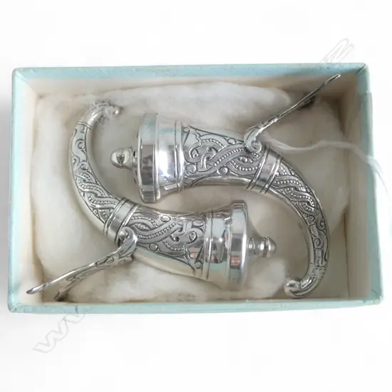 NORWEGIAN STERLING SILVER CORNUCOPIA FORM S/P H.55mm 34.03gms