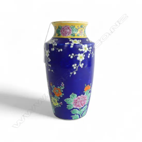 JAPANESE PORCELAIN PHEASANT VASE, H.240mm