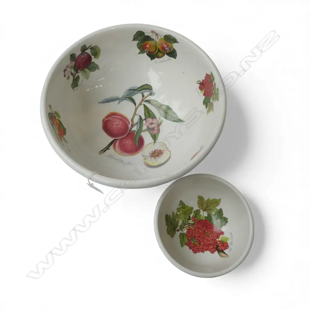 2 PORT MERION 'POMONA' MIXING BOWLS Dia.260mm Image 1++