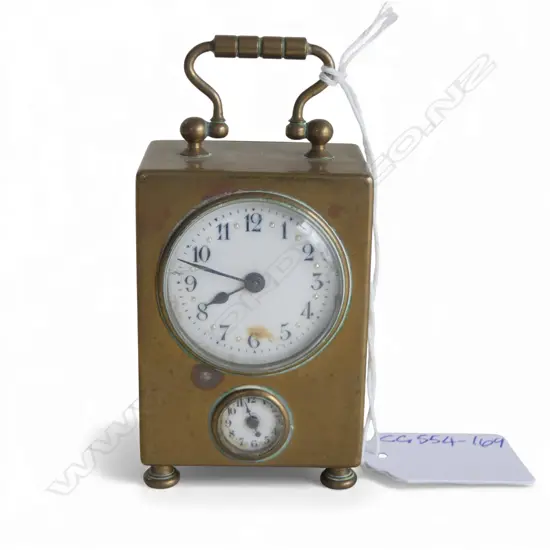 VINTAGE WECKER BEDSIDE CLOCK, H.70mm