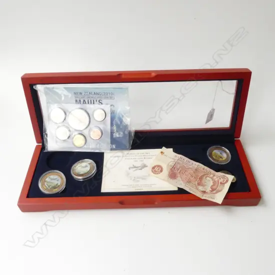 HEROES OF THE SKY PART MEDALLION COLLECTION + N.Z. MAUI'S Ltd. Ed. COIN SET