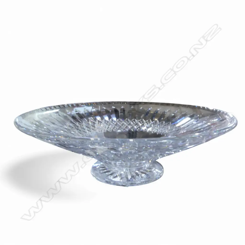 LARGE VINTAGE STUART HEAVY CUT CRYSTAL BOWL, D.304MM Image 1++