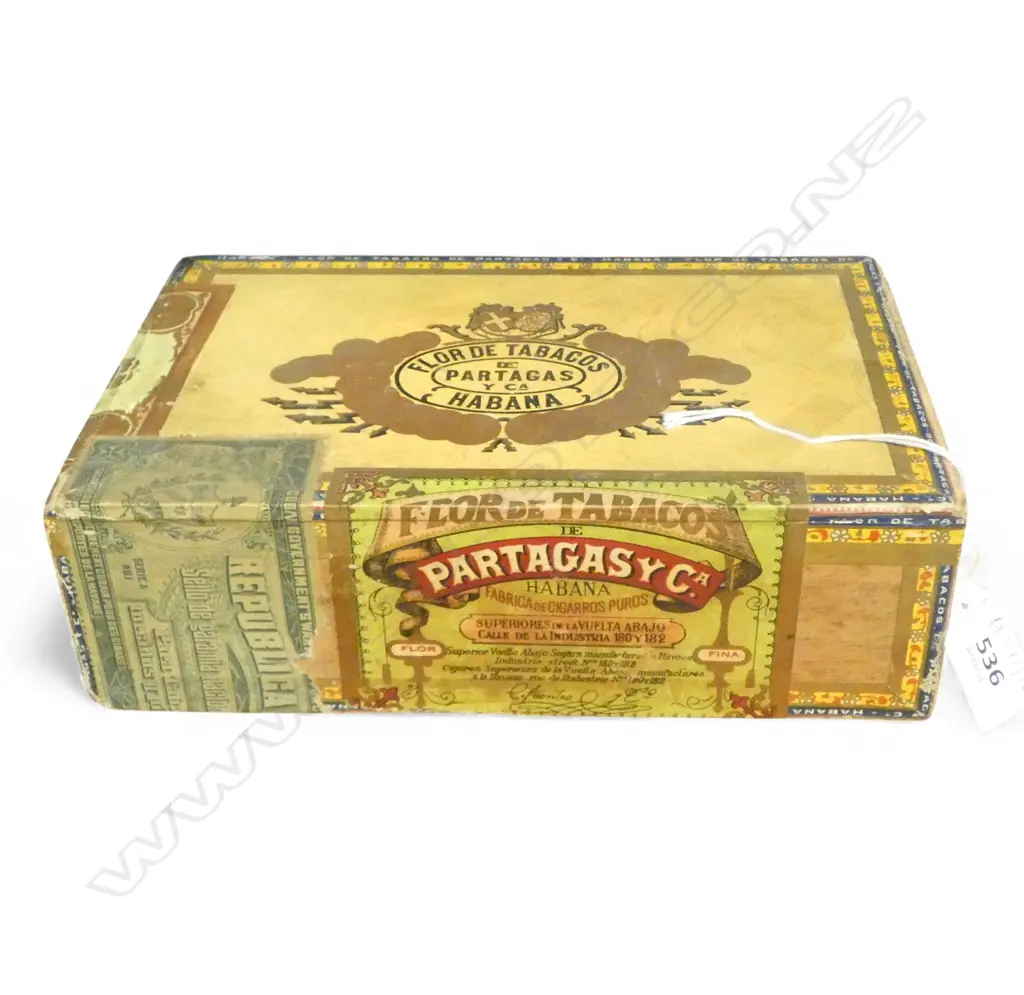 CUBAN CIGAR BOX, UNOPENED W.220mm Image 1++