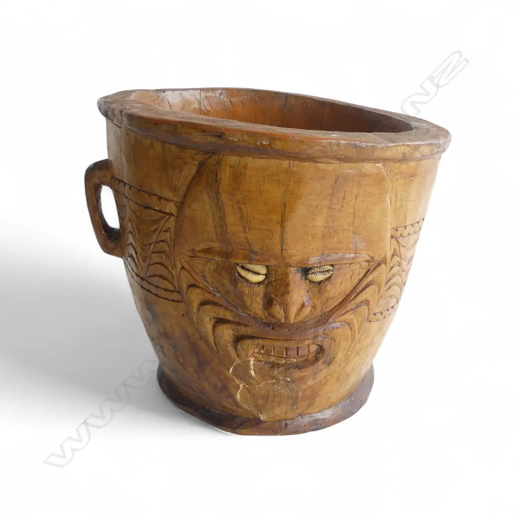 VINTAGE CARVED PACIFICA BOWL H.210mm Image 1++