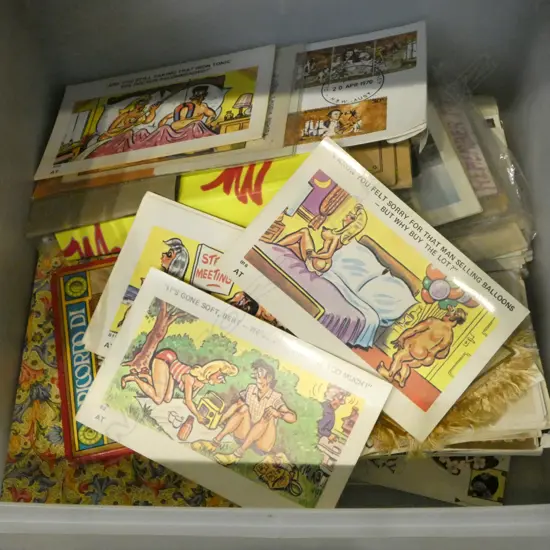 ASST. POSTCARDS; NOVELTY ETC