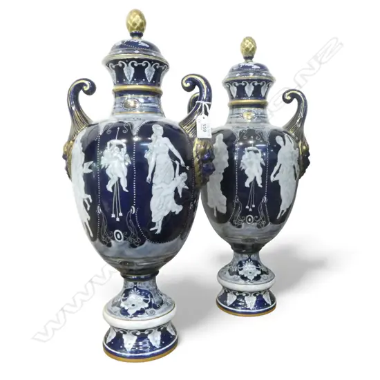PR LIDDED VASES H.540mm