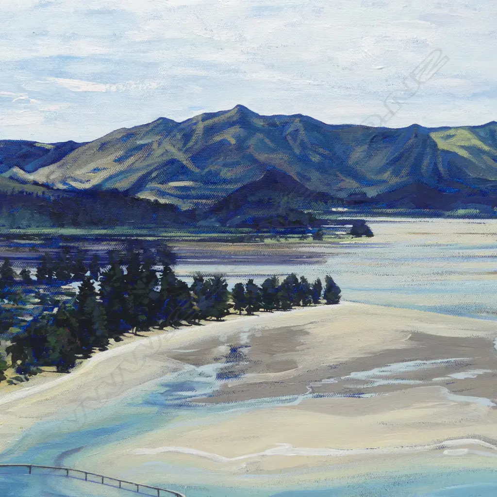 DARGAVILLE , ACRYLIC ON CANVAS, SIGNED 2004,390 X 910MM Image 1++