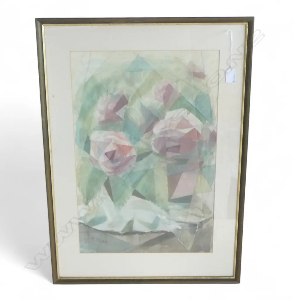 CHARLES ROSE (1921-2017) 'CAMELLIAS' WC 535x355mm SIGNED Image 1++