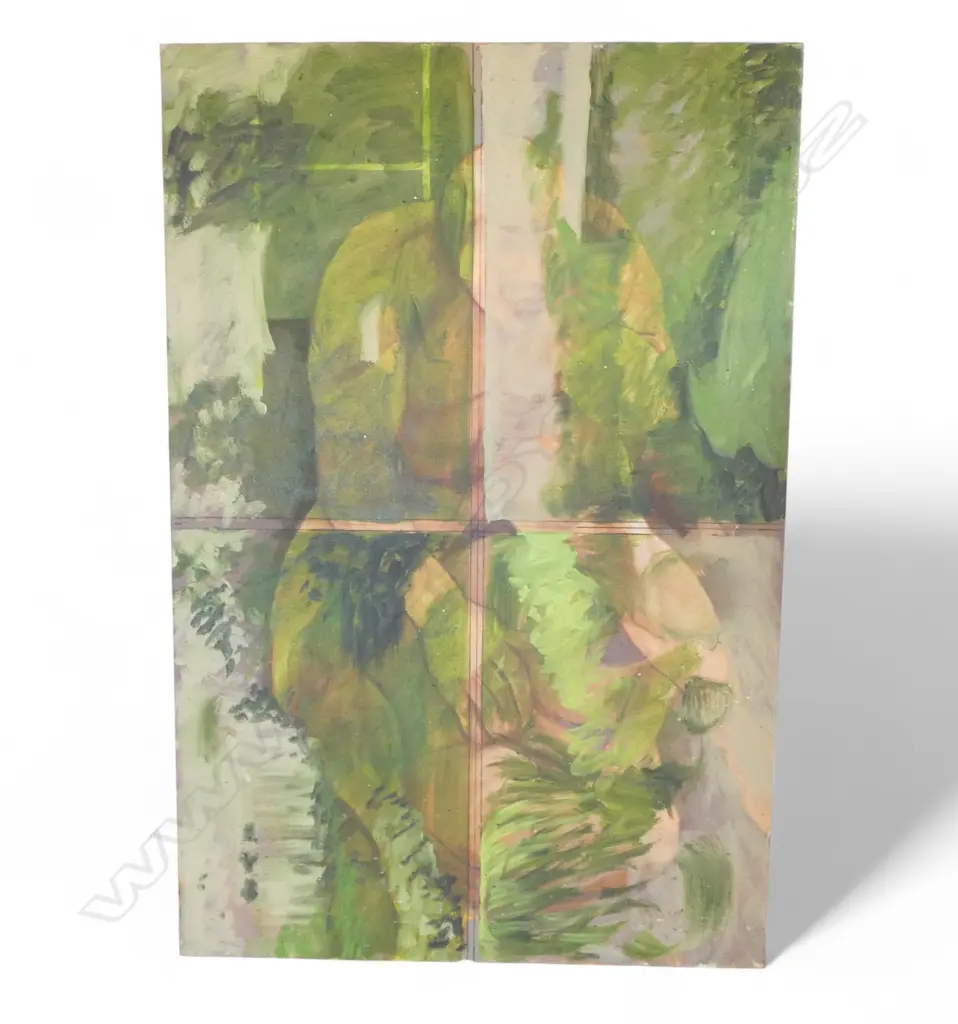 CHARLES ROSE (1921-2017) LANDSCAPE, OIL ON CANVAS 605x910mm Image 1++