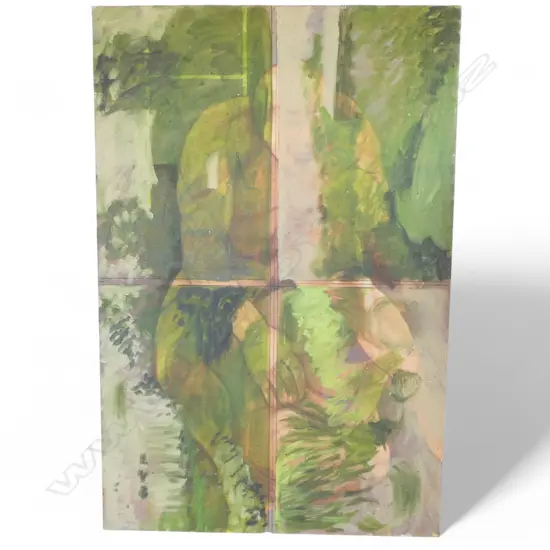 CHARLES ROSE (1921-2017) LANDSCAPE, OIL ON CANVAS 605x910mm