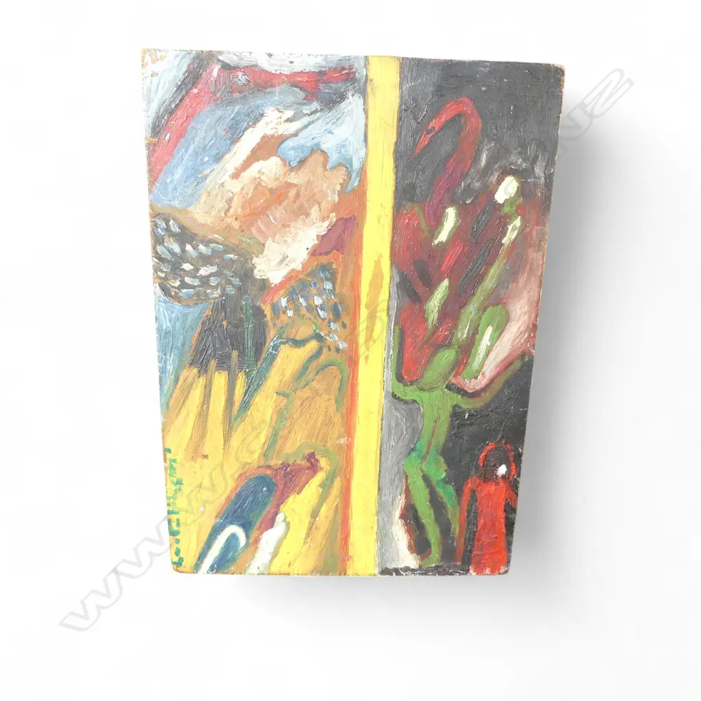 LEE FELTHAM, SILHOUETTES, ACRYLIC ON BOARD, 330 X 230MM provenance below Image 1++