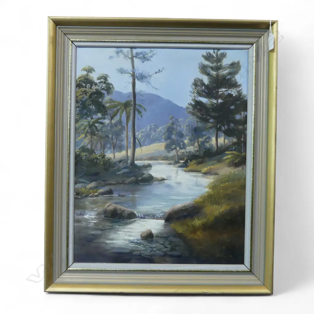 JOCELYN HILL 'COROMANDEL CORNER' OIL ON BOARD 480x380mm Image 1++