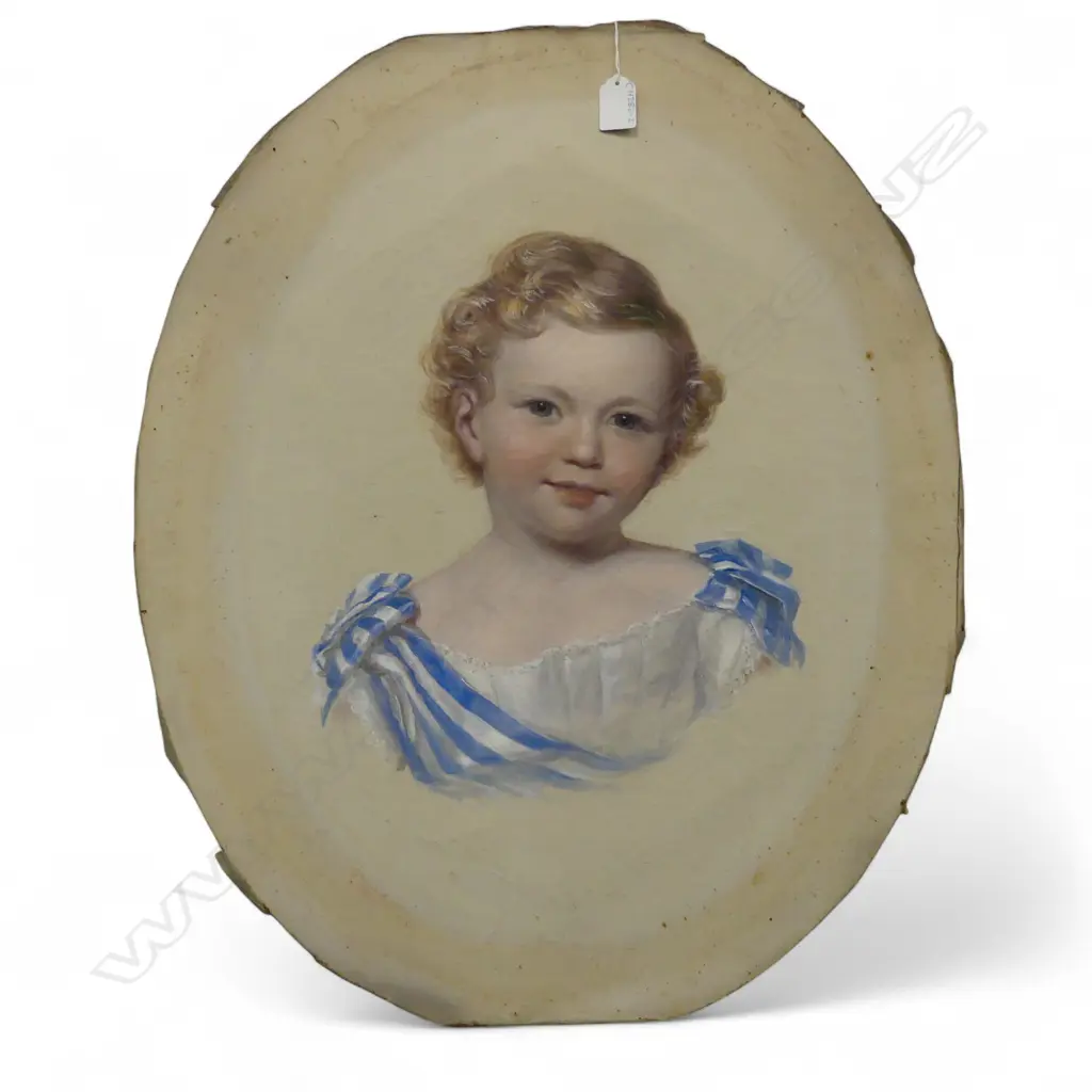 20thC ARITST UNKNOWN PORTRAIT, OIL ON CANVAS, unframed on stretcher, 670x555mm Image 1++