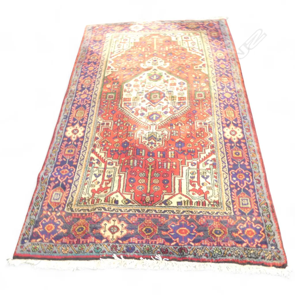 PERSIAN HAND KNOTTED HAMADAN RUG 2200x1300mm Image 1++