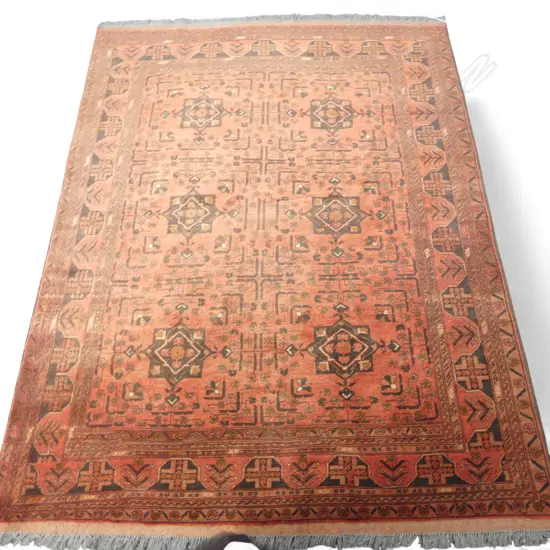 HAND KNOTTED ALL WOOL RUG 1950x1580mm
