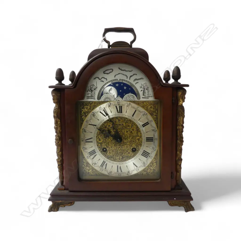 HERMIE ANTIQUE STYLE MANTEL CLOCK H.300mm Image 1++