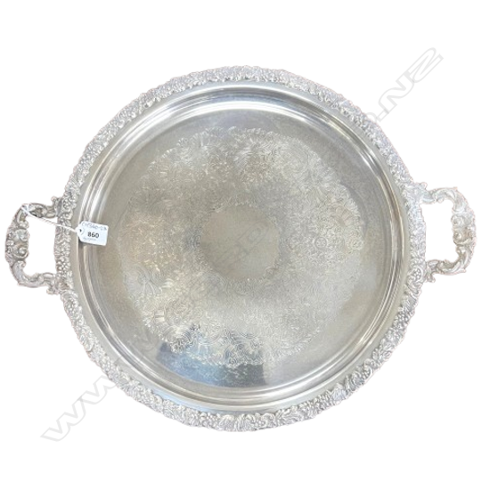 LG SILVER PLATE TRAY