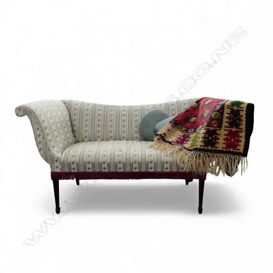 Early 20thC UPHOLSTERED love seat 1580x690mm