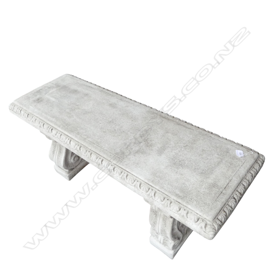 CONCRETE GARDEN BENCH by H.G.C ENGLAND W.1140mm