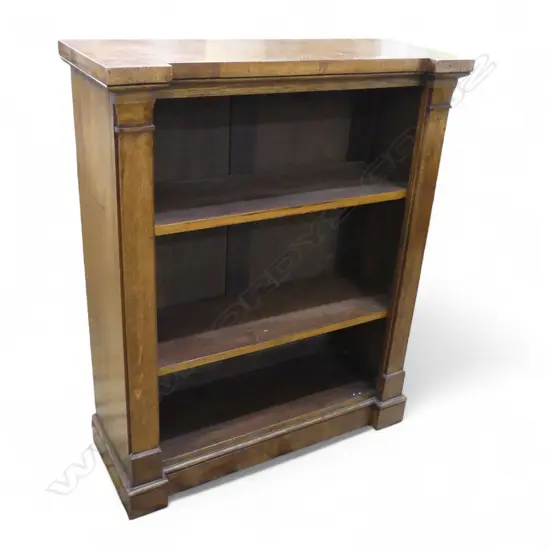 OAK BOOKCASE w. 2 ADJUSTABLE SHELVES 860x330x1060mm