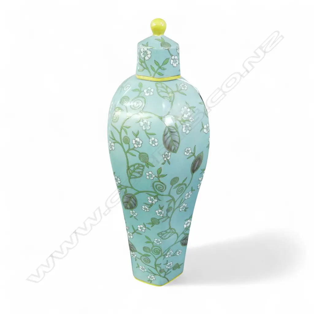 MODERN ORIENTAL LIDDED VASE H.520mm Image 1++