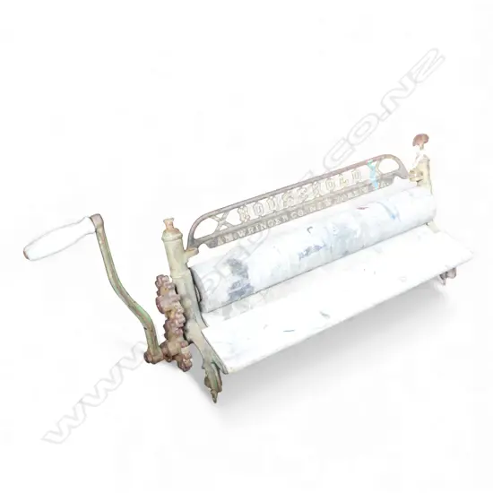 ANTIQUE MANGLE 'HOUSEHOLD - A.M. WRINGER Co. NEW YORK USA' W.920mm