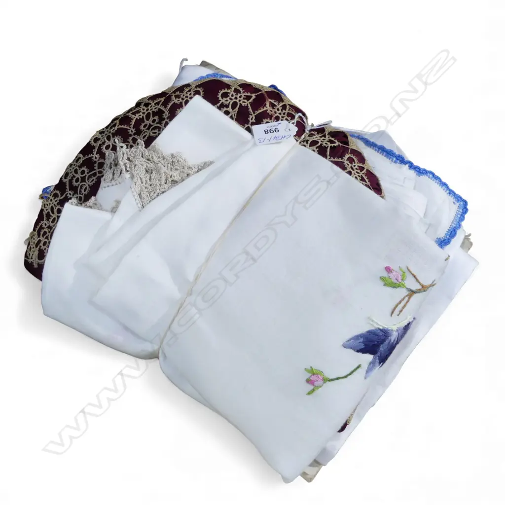 1923 NEEDLE ART MAGAZINE + EMBROIDERERY & LINEN: butterfly embroidered table cloth + tea cosy etc Image 1++