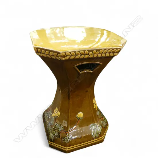 ORIENTAL CERAMIC GARDEN STOOL H.430mm