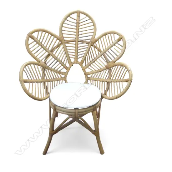 RATTAN FLOWER CHAIR H.1130mm