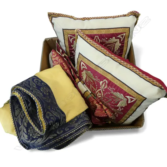 PR TASSELED CUSHIONS w. TASSELS + 2 OTHERS 