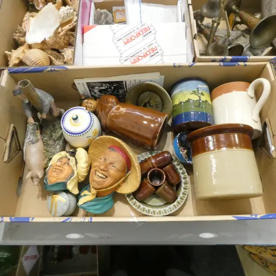 ASSTD POTTERY - BOSSONS, POOLE, WADE, STONEWARE ETC 