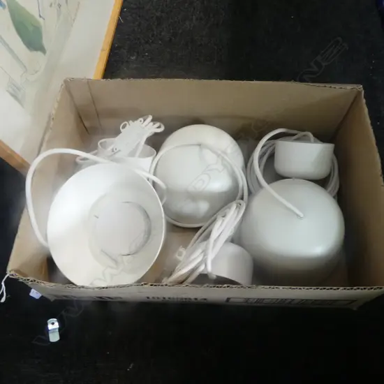 3 DANISH MUUTO LED PENDANT LIGHTS 170mm dia