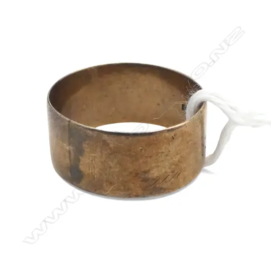 VINTAGE 9CT ROSE GOLD (wide band 8.5mm) RING 3gms SIZE O