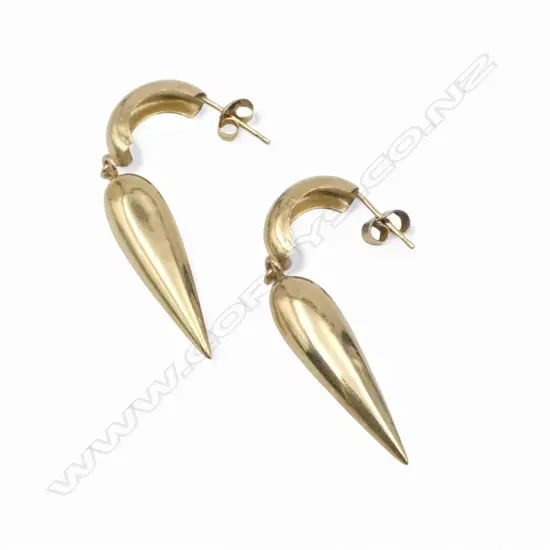 PR 9CT EARRINGS, 1.85gms