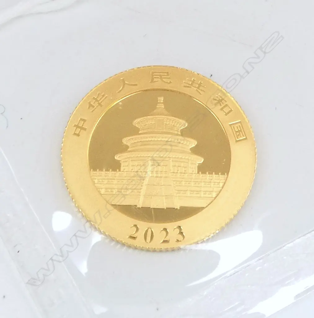 CHINESE 3gm proof .999 GOLD 2023 COIN  Image 1++