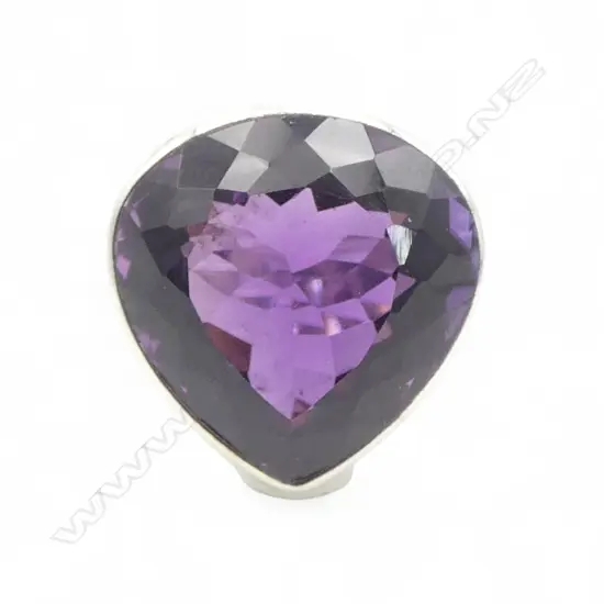 SILVER & AMETHYST RING