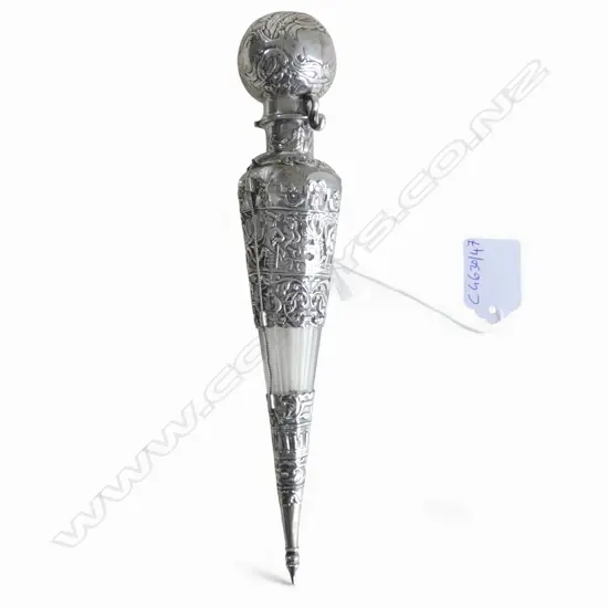**RTV** DUTCH SILVER? PERFUME BOTTLE L.230mm