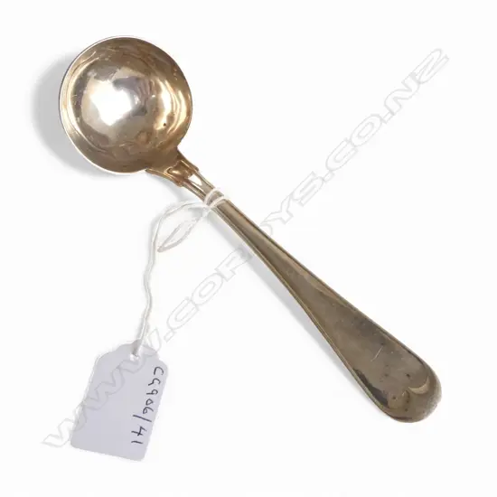 18THC WELSH S/SILVER GRAVY LADLE 62GRMS