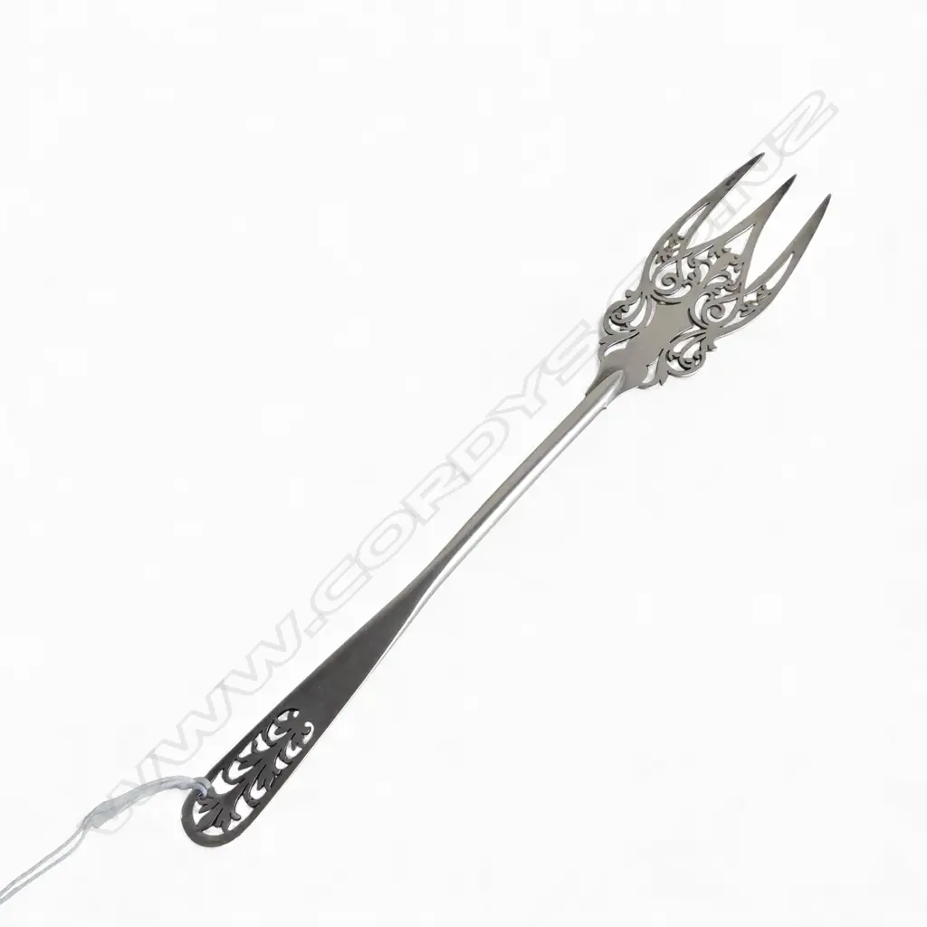 STG SILVER FORK LONDON 1945 L.265mm, 70gms Image 1++