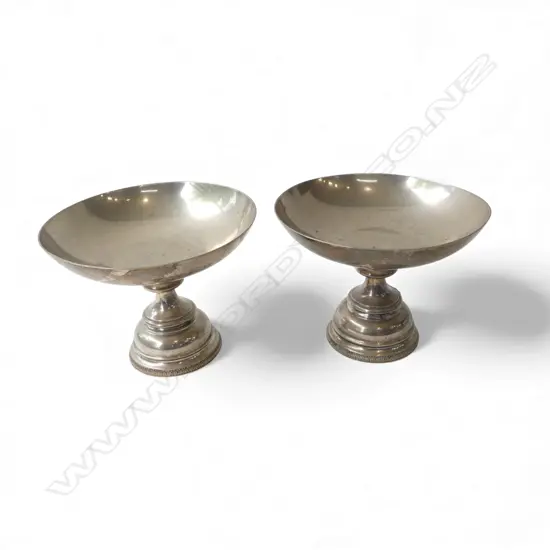 PR STG SILVER COMPORTS, LONDON 1907 H.110mm, 603gms