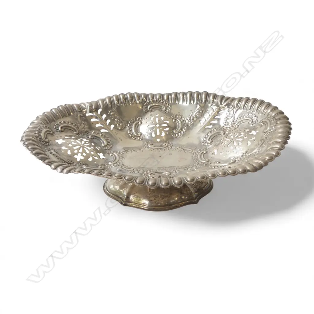 STG SILVER DISH, SHEFFIELD 1900 195x270mm 307gms Image 1++